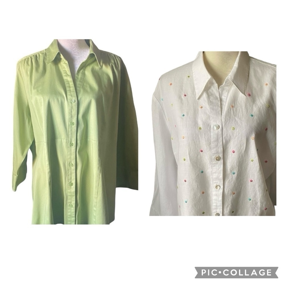 WOMENS BUNDLE-TWO TOPS-APT 9 & APPRAISAL PLUS-SIZE 3X